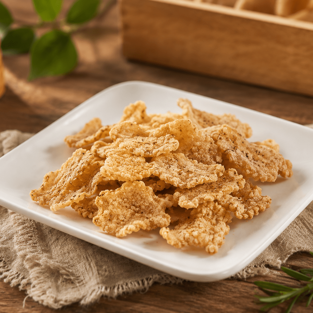 椒麻炸雞皮